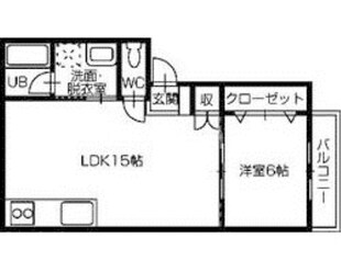 アヴァンセ壱番館の物件間取画像